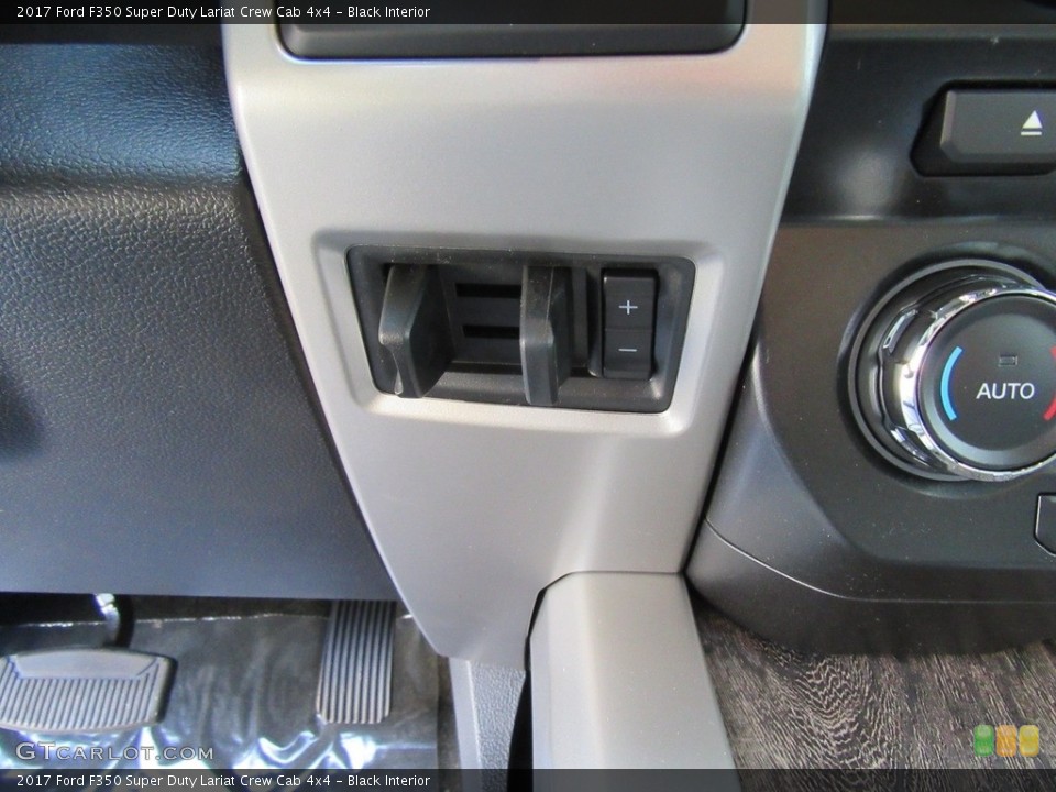 Black Interior Controls for the 2017 Ford F350 Super Duty Lariat Crew Cab 4x4 #116173061