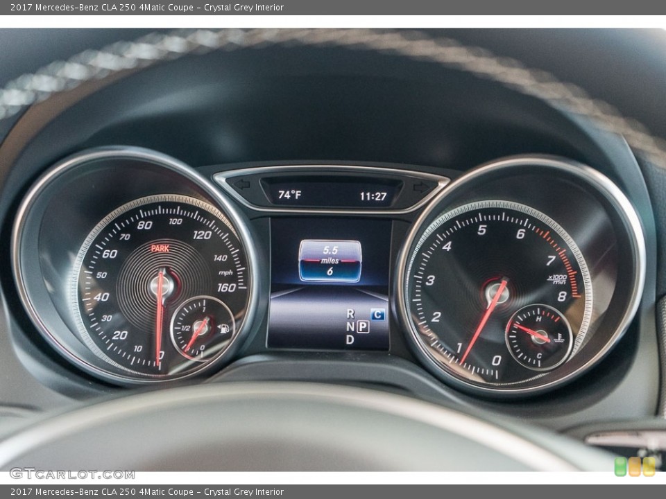 Crystal Grey Interior Gauges for the 2017 Mercedes-Benz CLA 250 4Matic Coupe #116176370