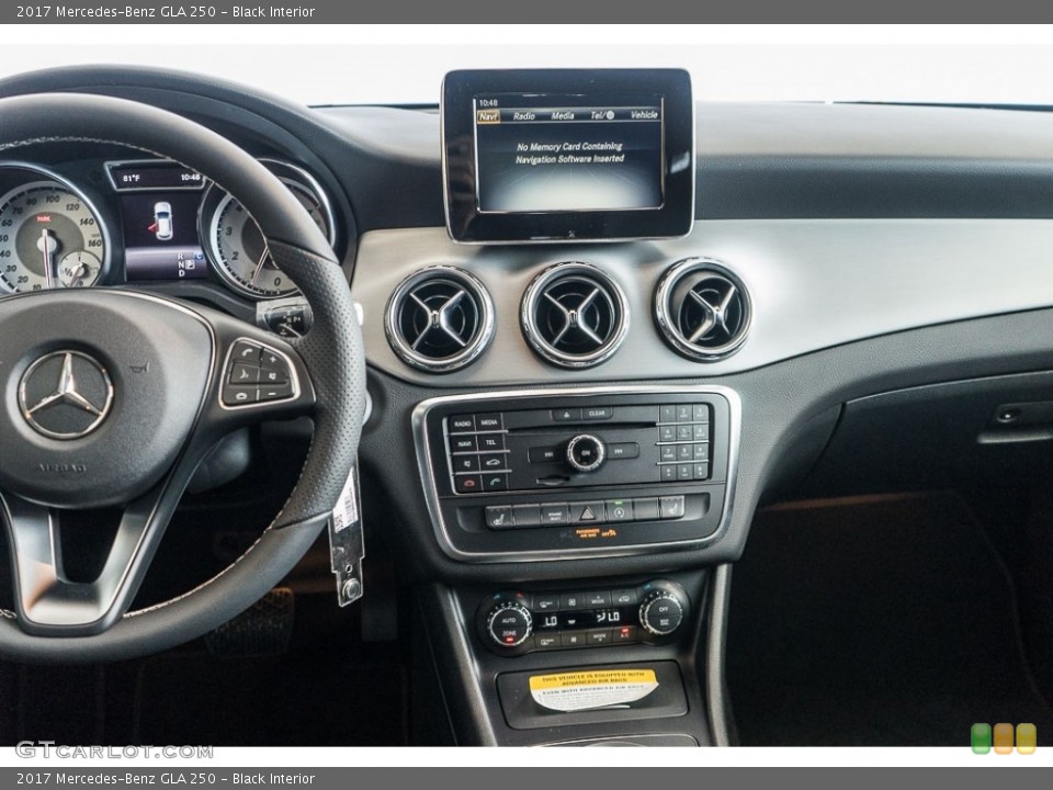 Black Interior Controls for the 2017 Mercedes-Benz GLA 250 #116176997
