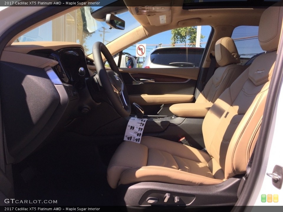 Maple Sugar Interior Front Seat for the 2017 Cadillac XT5 Platinum AWD #116178296