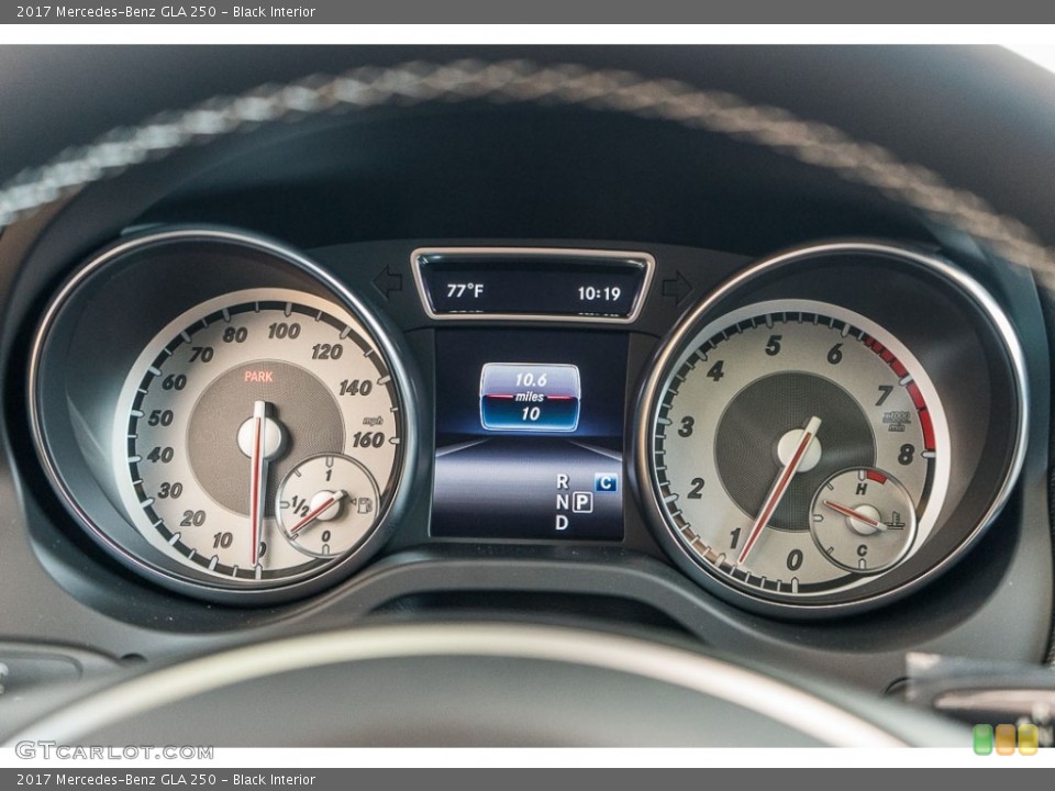 Black Interior Gauges for the 2017 Mercedes-Benz GLA 250 #116178455