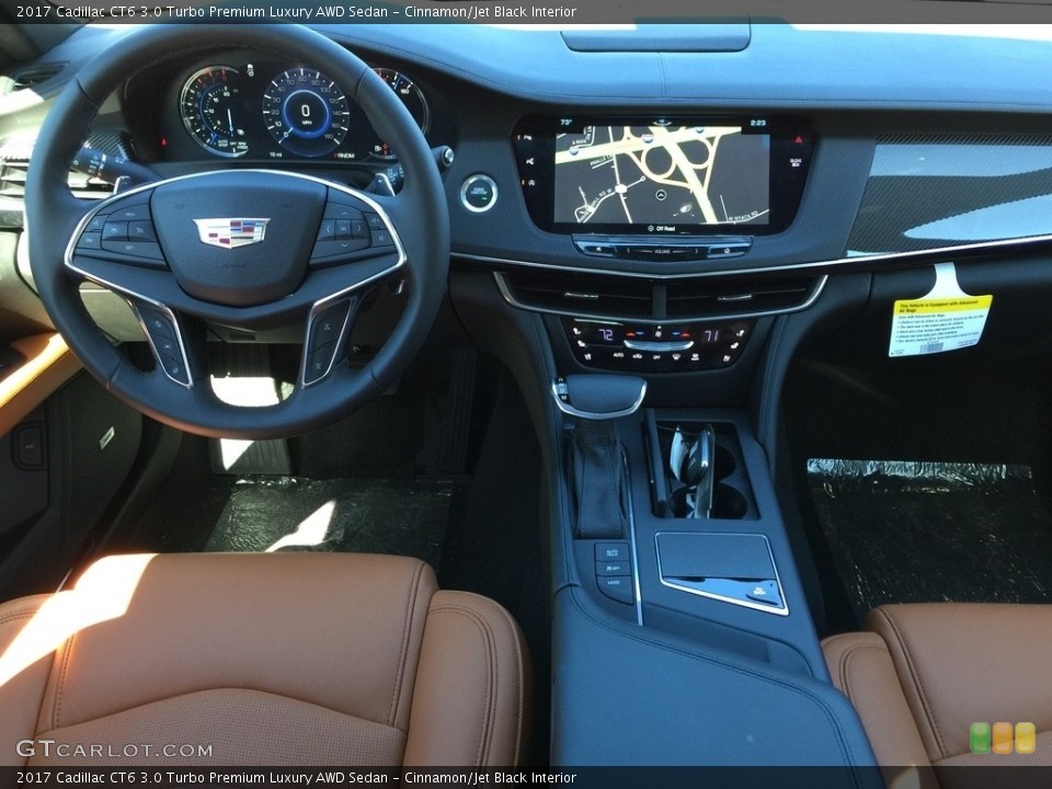 Cinnamon/Jet Black Interior Dashboard for the 2017 Cadillac CT6 3.0 Turbo Premium Luxury AWD Sedan #116178554