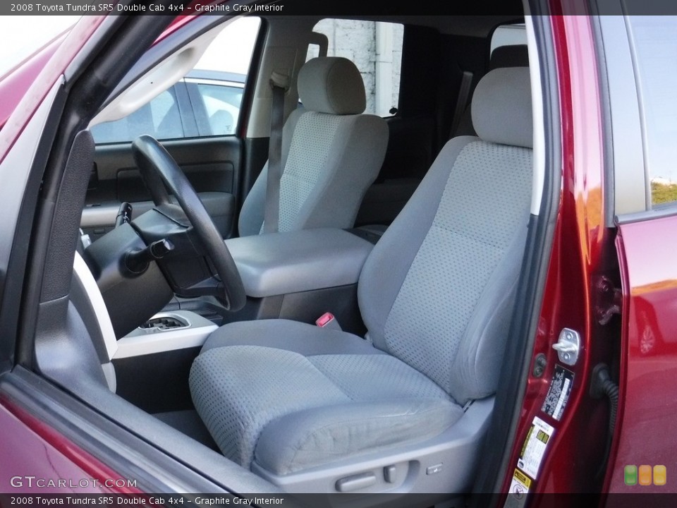 Graphite Gray Interior Photo for the 2008 Toyota Tundra SR5 Double Cab 4x4 #116179448