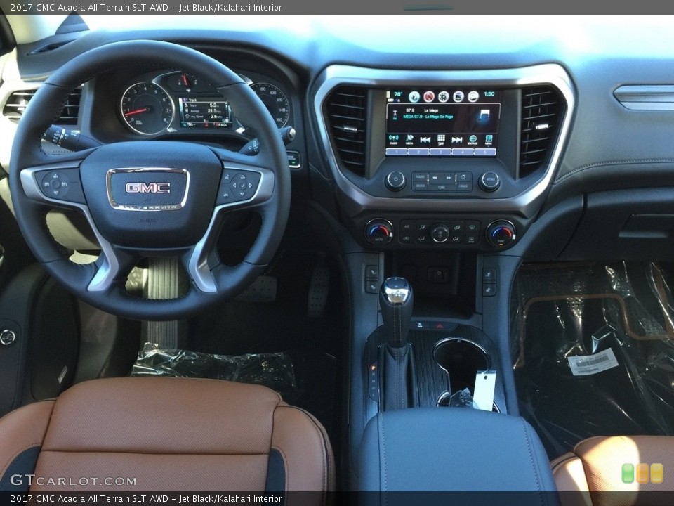 Jet Black/Kalahari Interior Dashboard for the 2017 GMC Acadia All Terrain SLT AWD #116179646