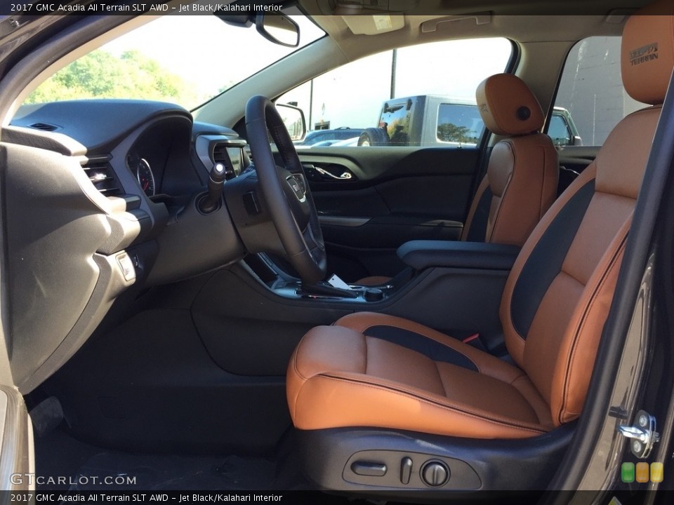 Jet Black/Kalahari Interior Photo for the 2017 GMC Acadia All Terrain SLT AWD #116179667