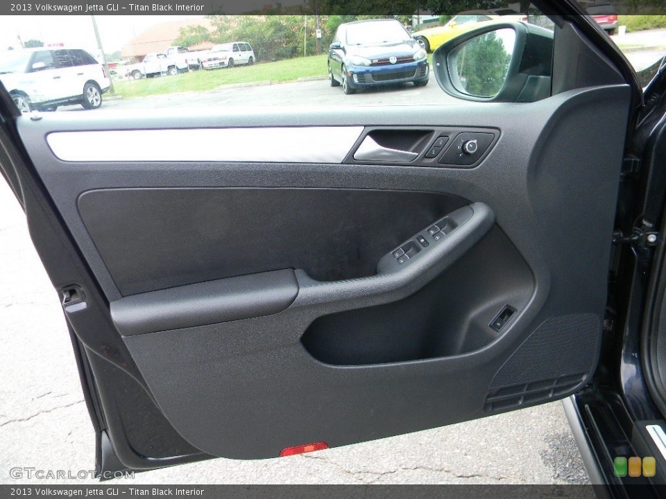 Titan Black Interior Door Panel for the 2013 Volkswagen Jetta GLI #116181884