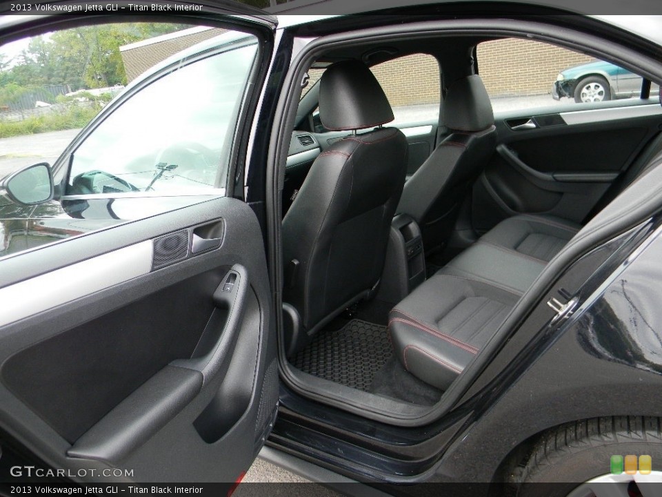 Titan Black Interior Rear Seat for the 2013 Volkswagen Jetta GLI #116181932