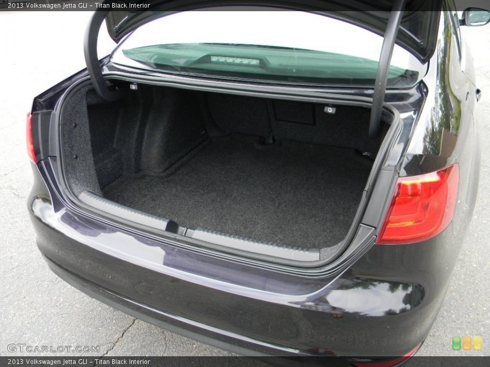 Titan Black Interior Trunk for the 2013 Volkswagen Jetta GLI #116181956