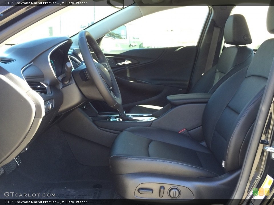 Jet Black Interior Front Seat for the 2017 Chevrolet Malibu Premier #116185463