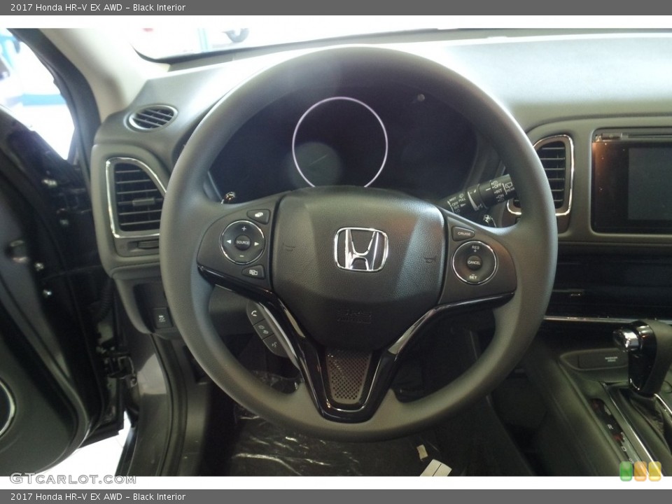 Black Interior Steering Wheel for the 2017 Honda HR-V EX AWD #116188277