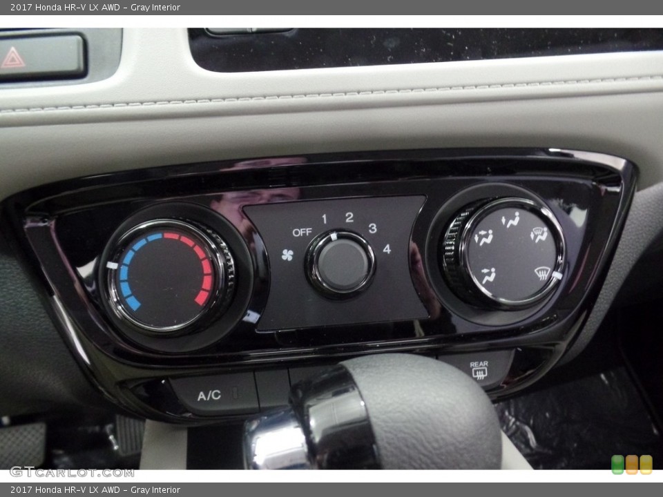 Gray Interior Controls for the 2017 Honda HR-V LX AWD #116188646