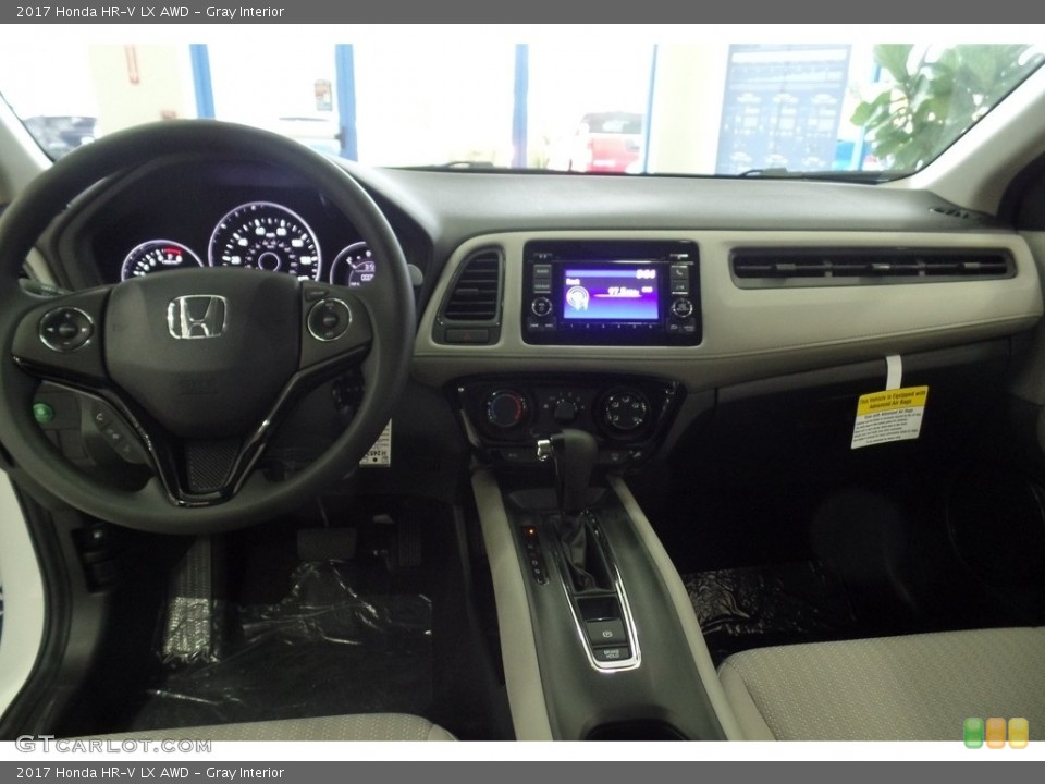 Gray Interior Dashboard for the 2017 Honda HR-V LX AWD #116188694