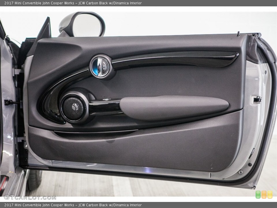 JCW Carbon Black w/Dinamica Interior Door Panel for the 2017 Mini Convertible John Cooper Works #116188703