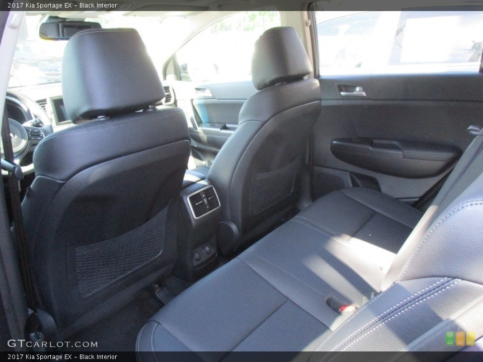 Black Interior Rear Seat for the 2017 Kia Sportage EX #116192249