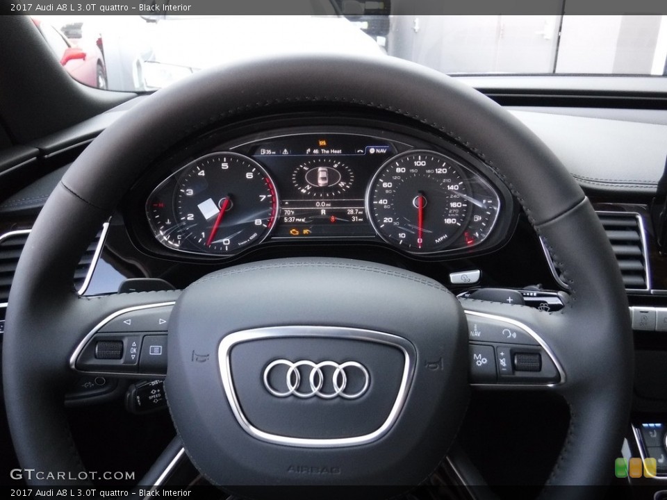 Black Interior Gauges for the 2017 Audi A8 L 3.0T quattro #116194649