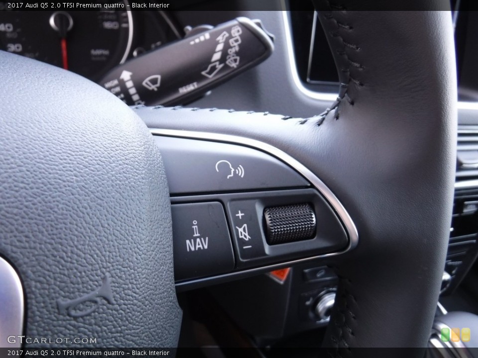 Black Interior Controls for the 2017 Audi Q5 2.0 TFSI Premium quattro #116194925