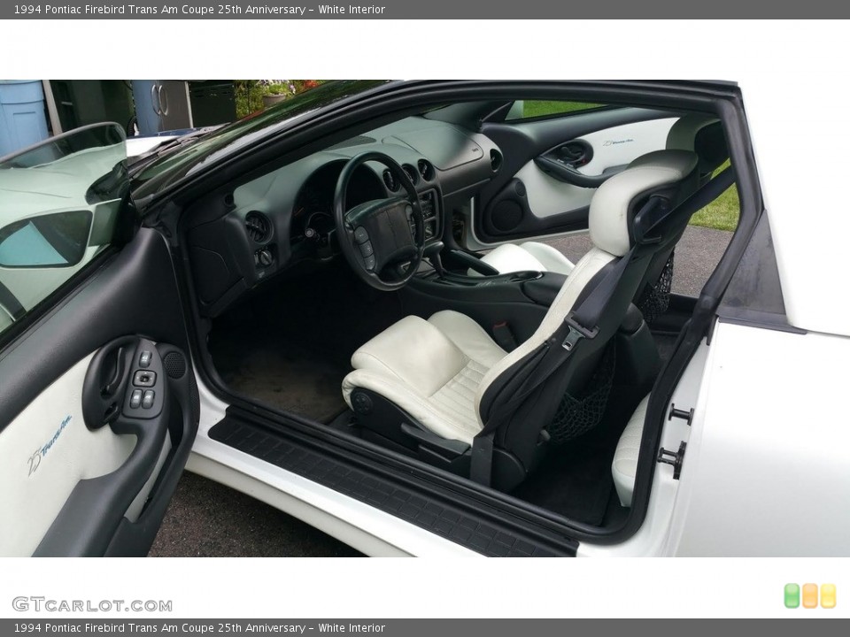 White Interior Photo for the 1994 Pontiac Firebird Trans Am Coupe 25th Anniversary #116196432