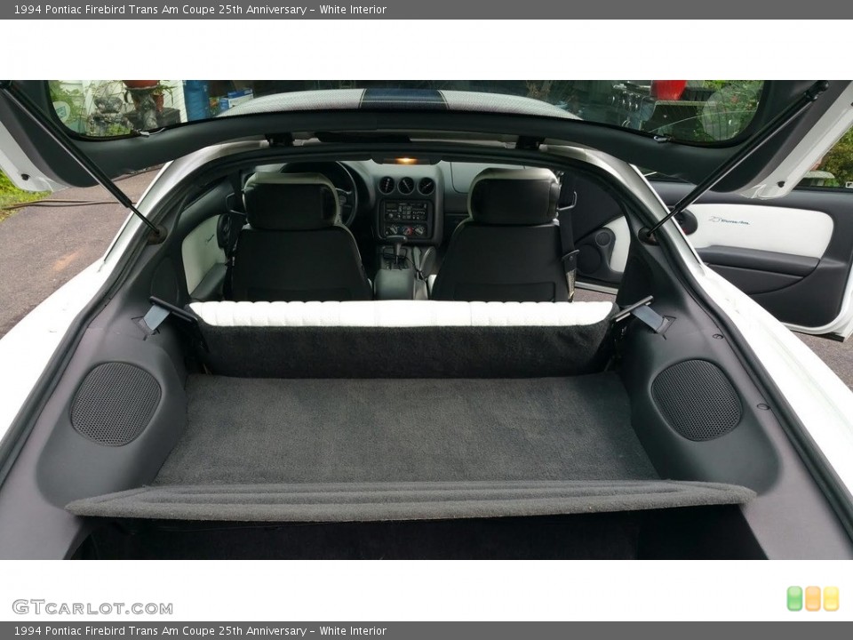 White Interior Trunk for the 1994 Pontiac Firebird Trans Am Coupe 25th Anniversary #116196582