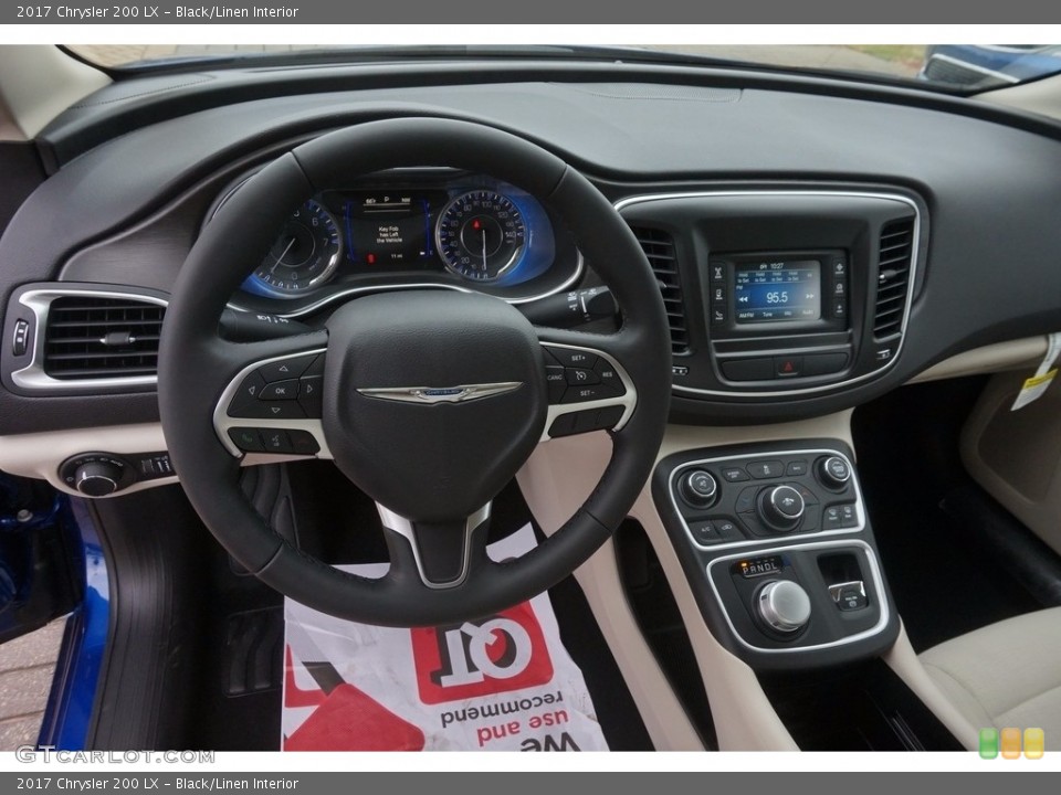 Black/Linen Interior Dashboard for the 2017 Chrysler 200 LX #116198151