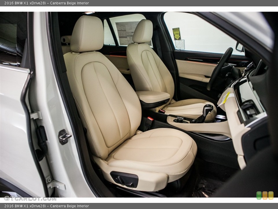 Canberra Beige 2016 BMW X1 Interiors