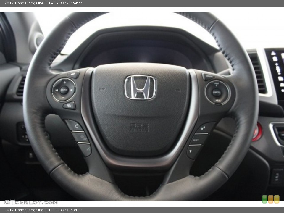 Black Interior Steering Wheel for the 2017 Honda Ridgeline RTL-T #116208300