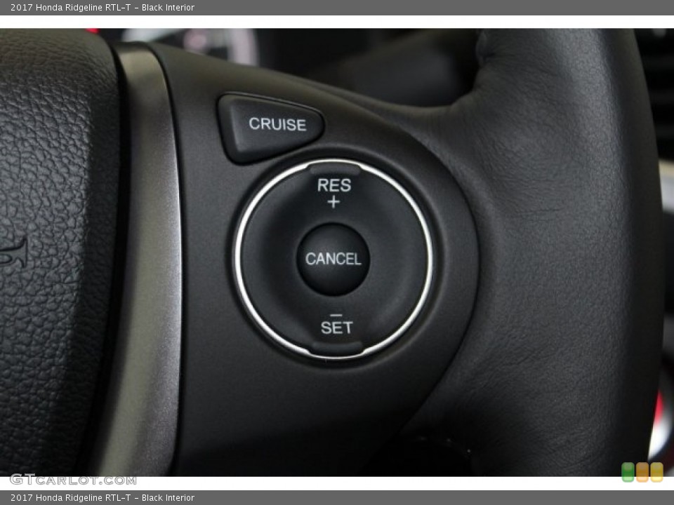 Black Interior Controls for the 2017 Honda Ridgeline RTL-T #116208333