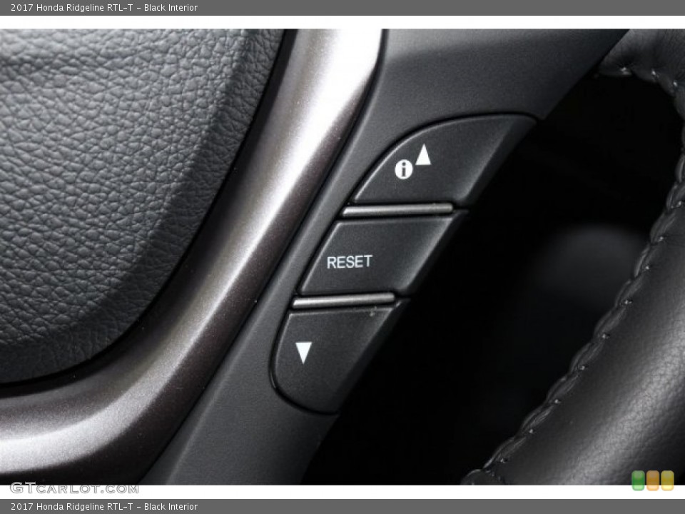 Black Interior Controls for the 2017 Honda Ridgeline RTL-T #116208360