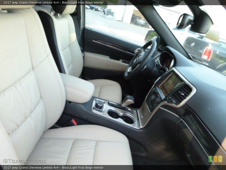Black/Light Frost Beige Interior Photo for the 2017 Jeep Grand Cherokee Limited 4x4 #116211639