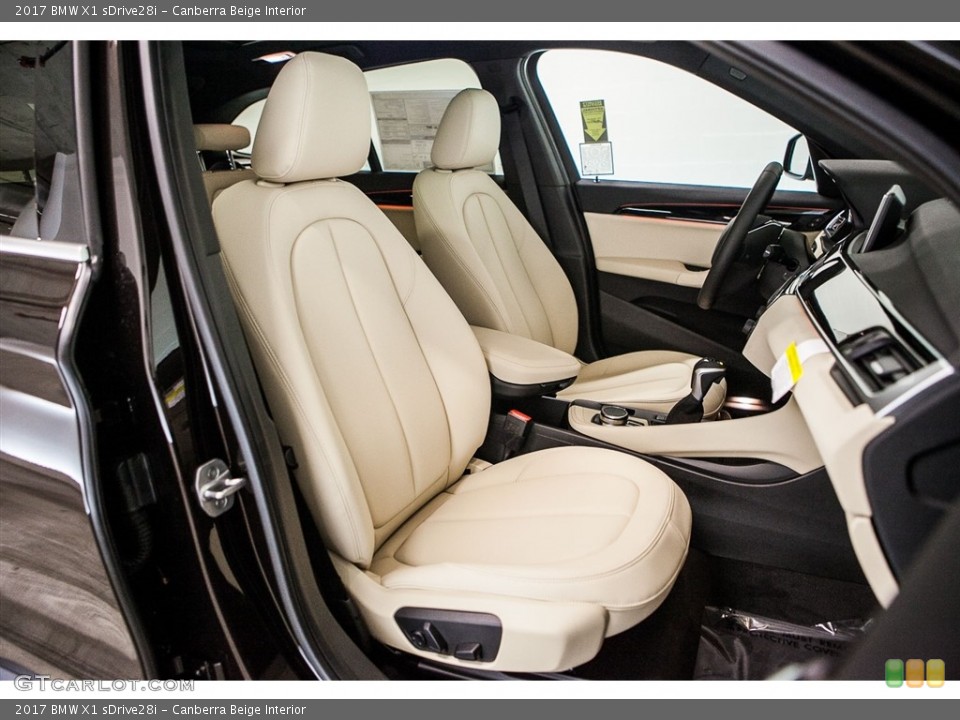 Canberra Beige 2017 BMW X1 Interiors