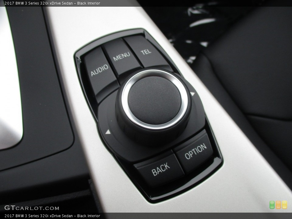Black Interior Controls for the 2017 BMW 3 Series 320i xDrive Sedan #116230028