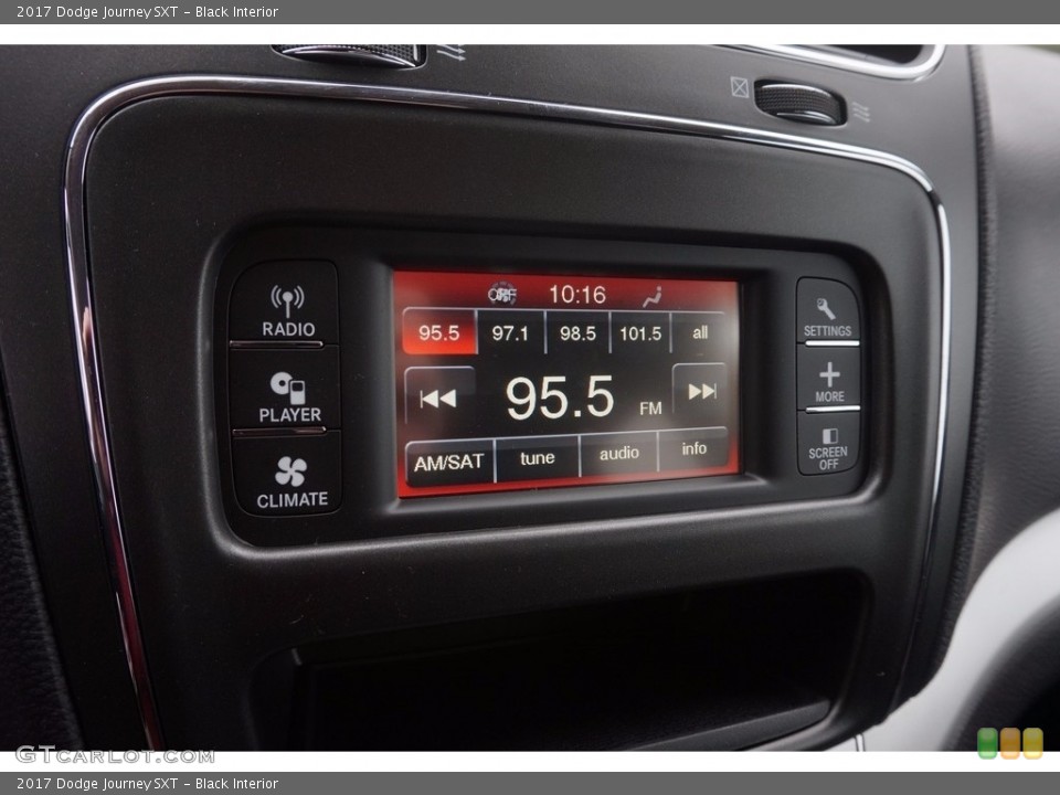 Black Interior Audio System for the 2017 Dodge Journey SXT #116233037