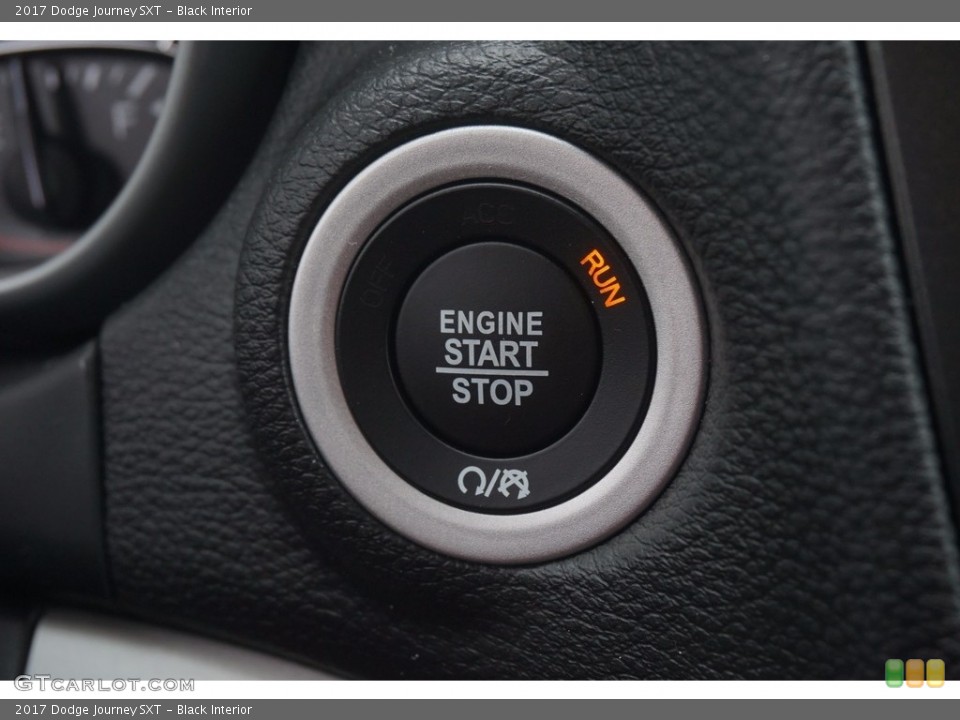 Black Interior Controls for the 2017 Dodge Journey SXT #116233061