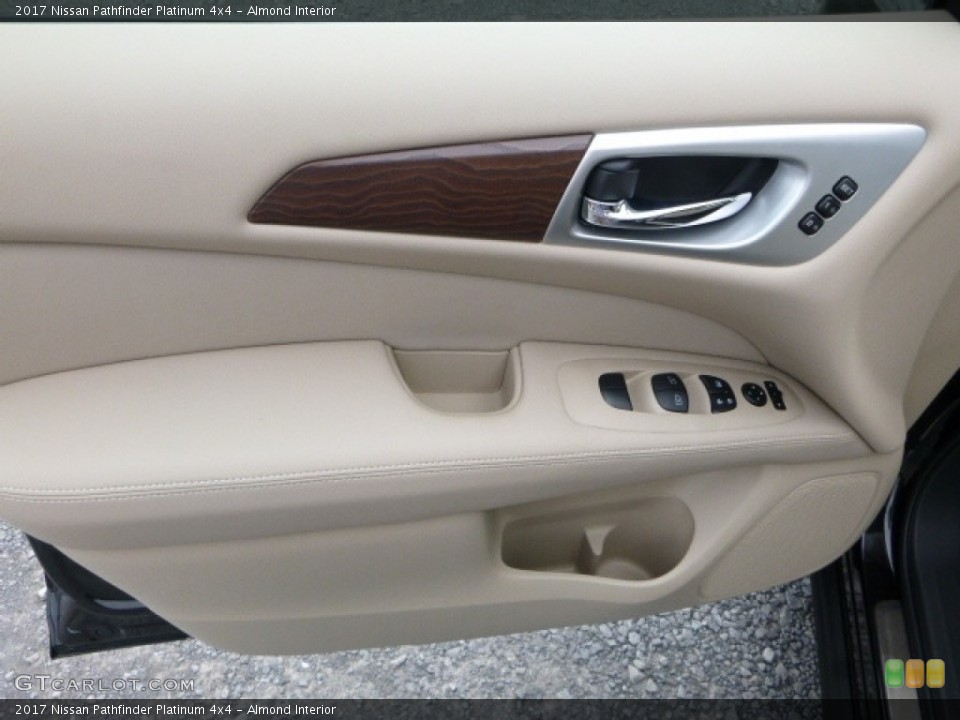 Almond Interior Door Panel for the 2017 Nissan Pathfinder Platinum 4x4 #116238605