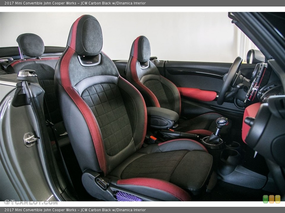 JCW Carbon Black w/Dinamica Interior Photo for the 2017 Mini Convertible John Cooper Works #116238953