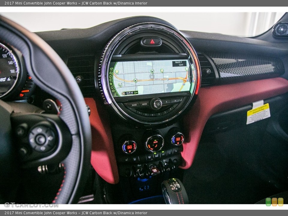 JCW Carbon Black w/Dinamica Interior Dashboard for the 2017 Mini Convertible John Cooper Works #116239025