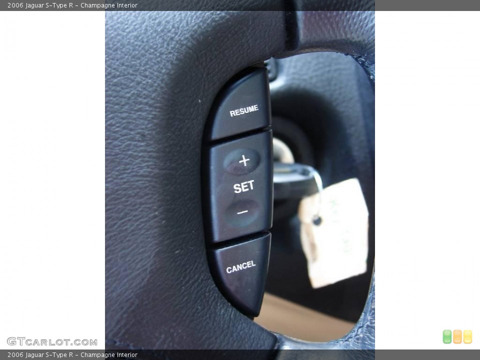 Champagne Interior Controls for the 2006 Jaguar S-Type R #11624048