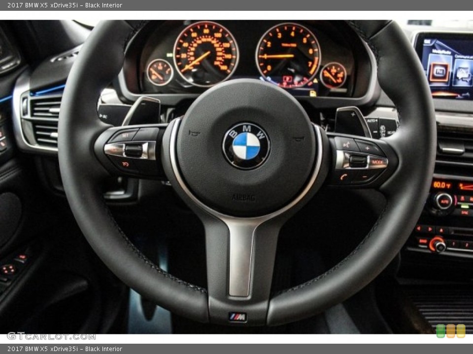 Black Interior Steering Wheel for the 2017 BMW X5 xDrive35i #116241391