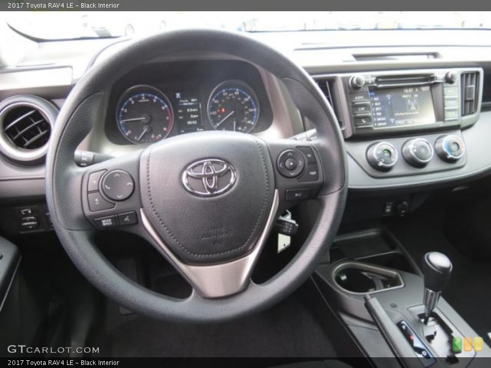 Black Interior Steering Wheel for the 2017 Toyota RAV4 LE #116241395