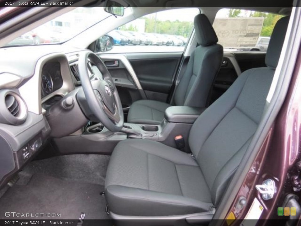 Black Interior Photo for the 2017 Toyota RAV4 LE #116241452