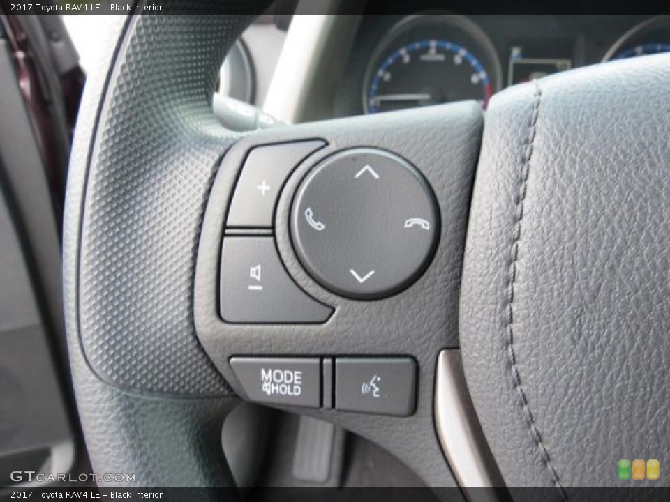 Black Interior Controls for the 2017 Toyota RAV4 LE #116241521