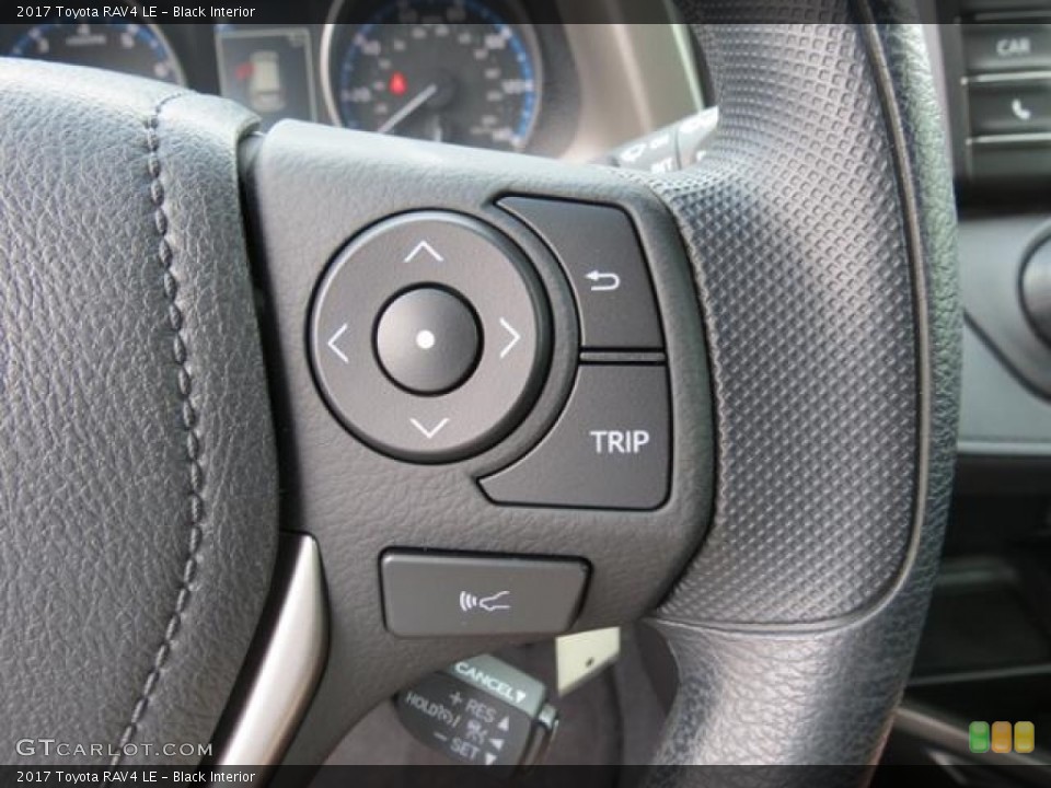 Black Interior Controls for the 2017 Toyota RAV4 LE #116241542