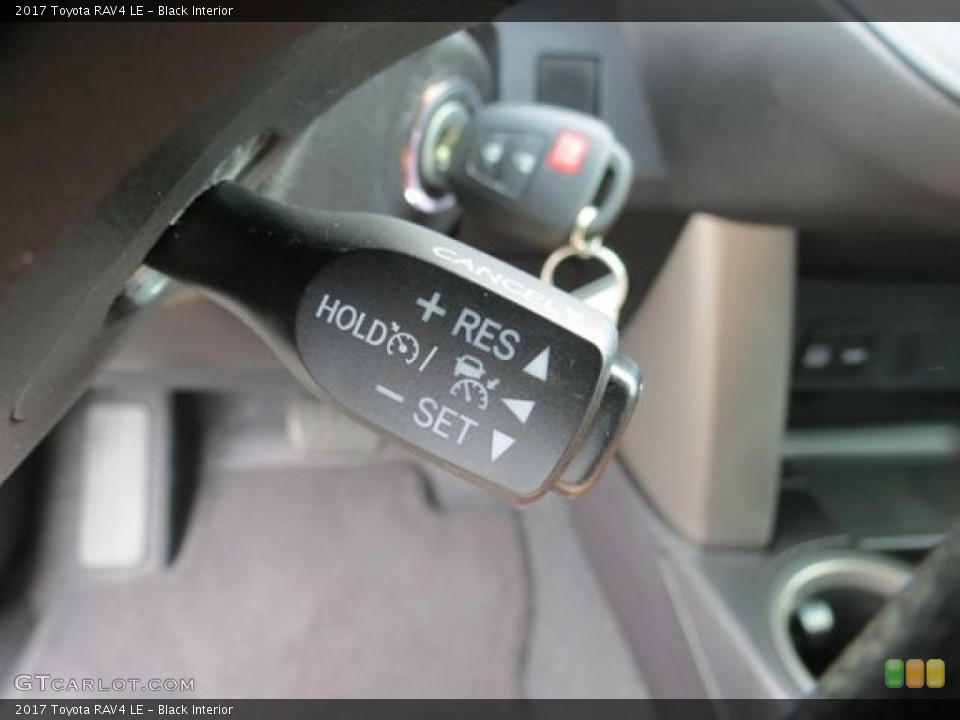 Black Interior Controls for the 2017 Toyota RAV4 LE #116241551