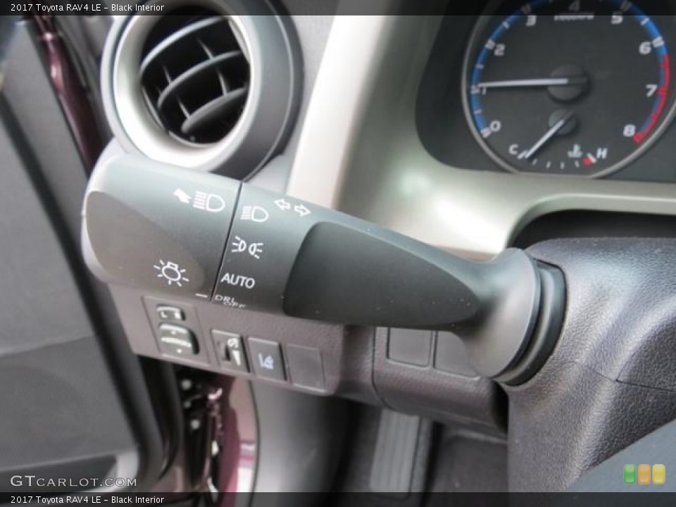 Black Interior Controls for the 2017 Toyota RAV4 LE #116241572
