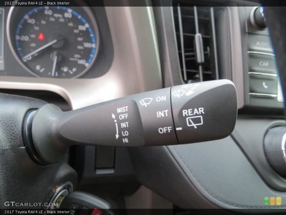 Black Interior Controls for the 2017 Toyota RAV4 LE #116241590