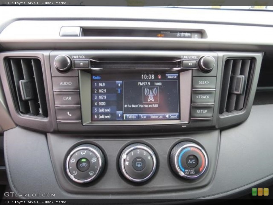 Black Interior Controls for the 2017 Toyota RAV4 LE #116241602