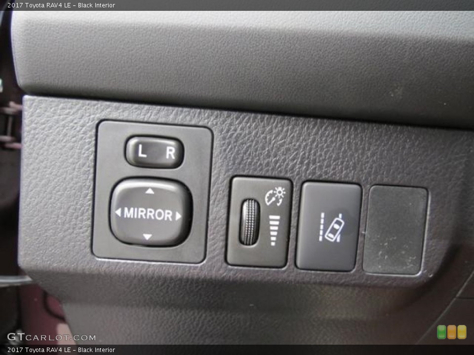 Black Interior Controls for the 2017 Toyota RAV4 LE #116241659