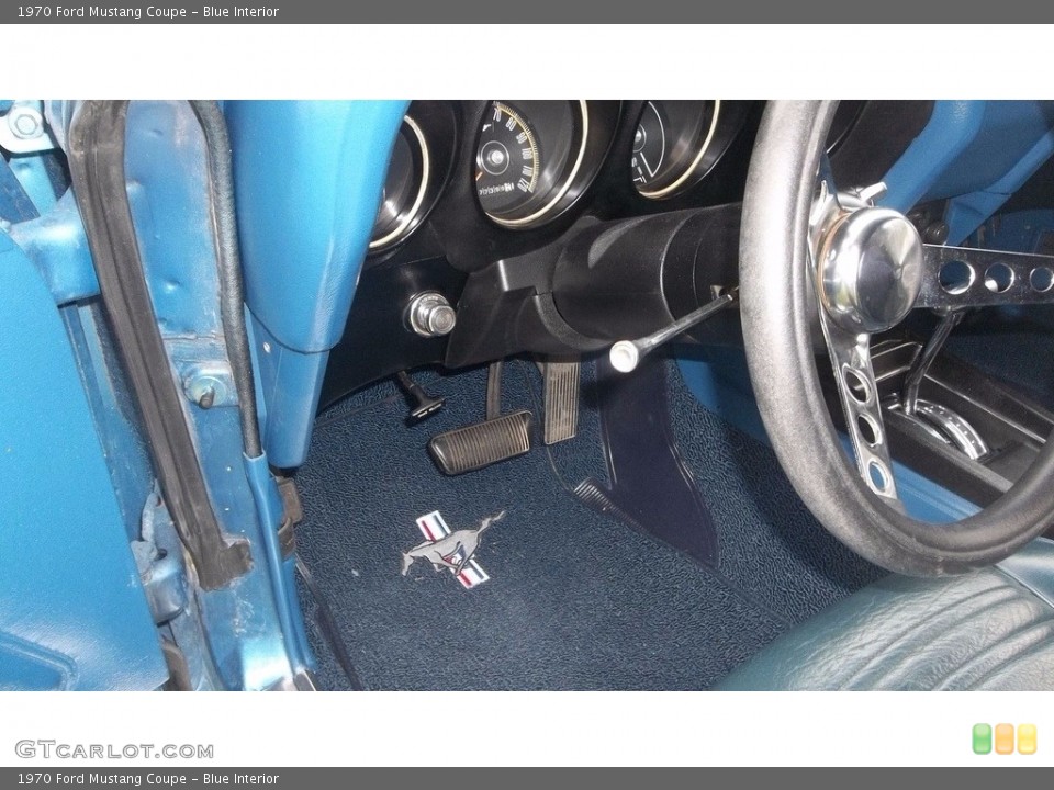 Blue Interior Controls for the 1970 Ford Mustang Coupe #116242244