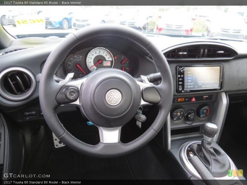Black Interior Dashboard for the 2017 Toyota 86  #116242763