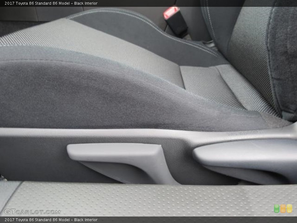 Black Interior Front Seat for the 2017 Toyota 86  #116242835