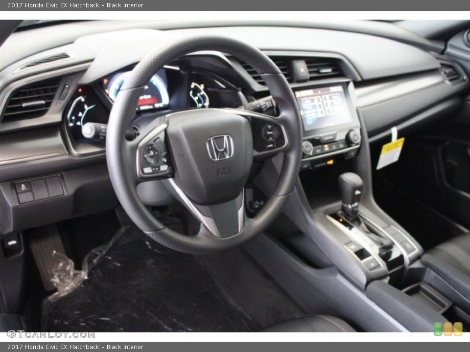 Black Interior Dashboard for the 2017 Honda Civic EX Hatchback #116248718
